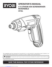 Ryobi HP40L Operator's Manual