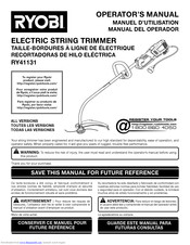 Ryobi RY41132 Operator's Manual