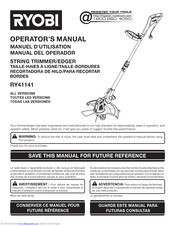 Ryobi RY41141 Operator's Manual