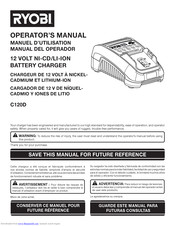 Ryobi C120D Operator's Manual