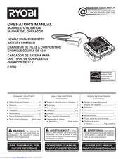 Ryobi C123D Operator's Manual