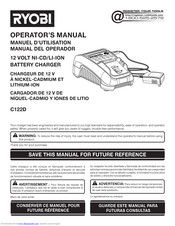 Ryobi C122D Operator's Manual