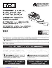 Ryobi C121D Operator's Manual