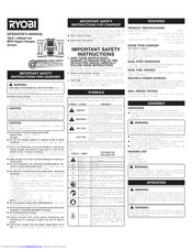 Ryobi AP4500 Operator's Manual