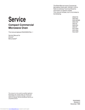 Amana CRC10T2 Service Manual