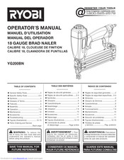 Ryobi YG200BN Manuals | ManualsLib