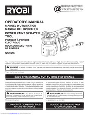 Ryobi SSP300 Operator's Manual