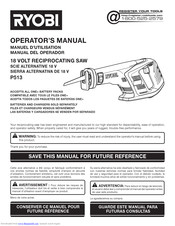 Ryobi P513 Operator's Manual
