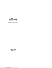 Addonics Technologies External USB2.0 User Manual