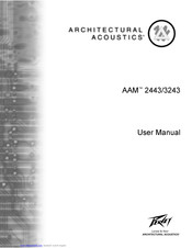 Peavey Architectural Acoustics AAM 3243 User Manual
