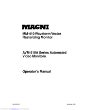 Magni AVM-510A-T Operator's Manual