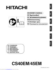 Hitachi CS40EM Owner's Manual