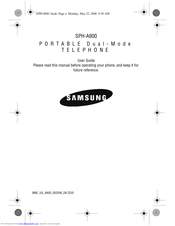 Samsung SPH-A900 User Manual