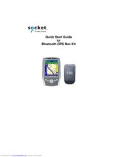 Socket Bluetooth GPS Nav Kit Quick Start Manual