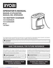 Ryobi P111 Operator's Manual