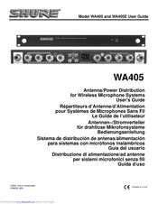 Shure WA405E User Manual