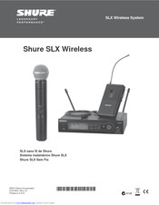 Shure SLX1-J3 Quick Setup Manual