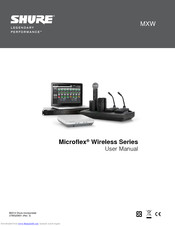 Shure Mxw Series Manuals Manualslib