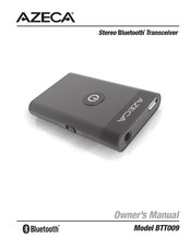 AZECA BTT009 Owner's Manual