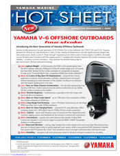 Yamaha V-6 OFFSHORE OUTBOARDS FourStrake User Manual