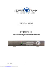 Security Tronix ST-DVR7204G User Manual