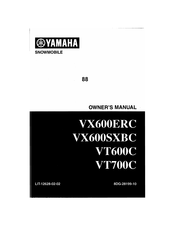 Yamaha VX600SXBC Owner's Manual