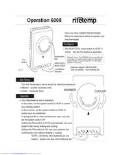Ritetemp 6008 Operation Manual