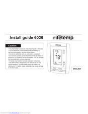 Ritetemp 6036 Manuals Manualslib