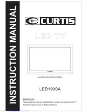 Curtis LED1930A Instruction Manual