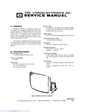 TEC TM-600 Service Manual