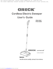 Oreck PR9100NM User Manual