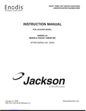 Enodis Jackson 24B Instruction Manual