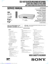 Sony SLV-AX10 Service Manual