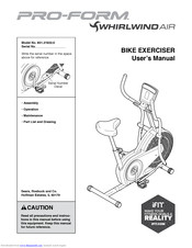 Proform whirlwind 2025 dual action manual