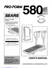 Proform 580 si User Manual
