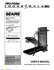 Pro-Form CROSS WALK PLUS User Manual
