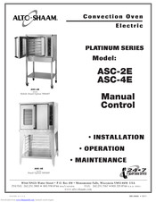Alto-Shaam ASC-2E Installation, Operation And Maintenance Manual