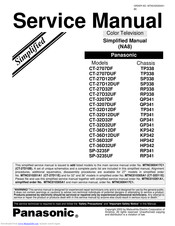 Panasonic CT-2707DF Service Manual
