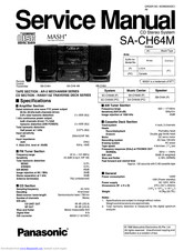 Panasonic SA-CH64M Service Manual