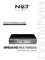 NOT Mpeg4 HD Multimedia Receiver & Recorder Quick Installation Manual