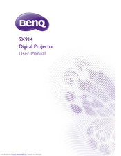BenQ SX914 User Manual