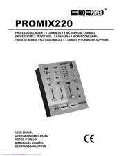 Velleman HQ-Power PROMIX220 User Manual