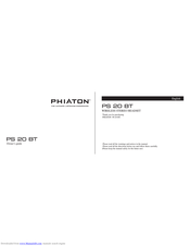 Phiaton PS 20 BT Owner's Manual