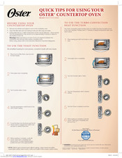 Oster TSSTTVCG02 Quick Tips