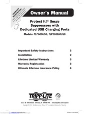 Tripp Lite TLP606DMUSB Owner's Manual