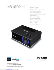 InFocus IN3100 Series Quick Start Manual