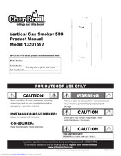 Char-Broil 13201597 Product Manual