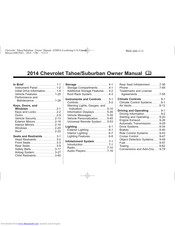 Chevrolet Suburban 2014 Owner's Manual