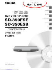 Toshiba SD-350ESE Owner's Manual