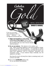 Cabela's Gold Owner's Manual